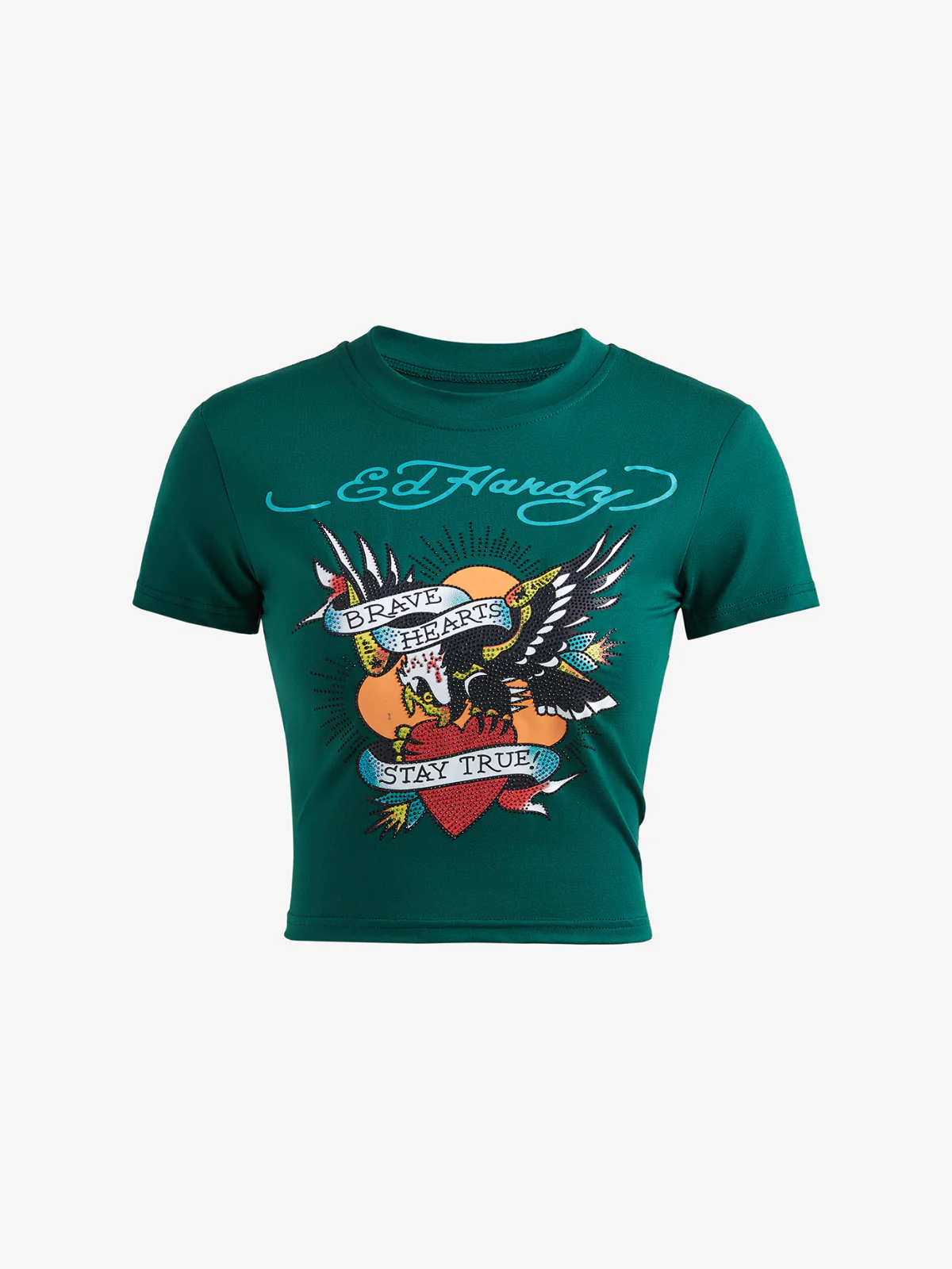Printed Pattern Retro Short Sleeve Tee - Image 5