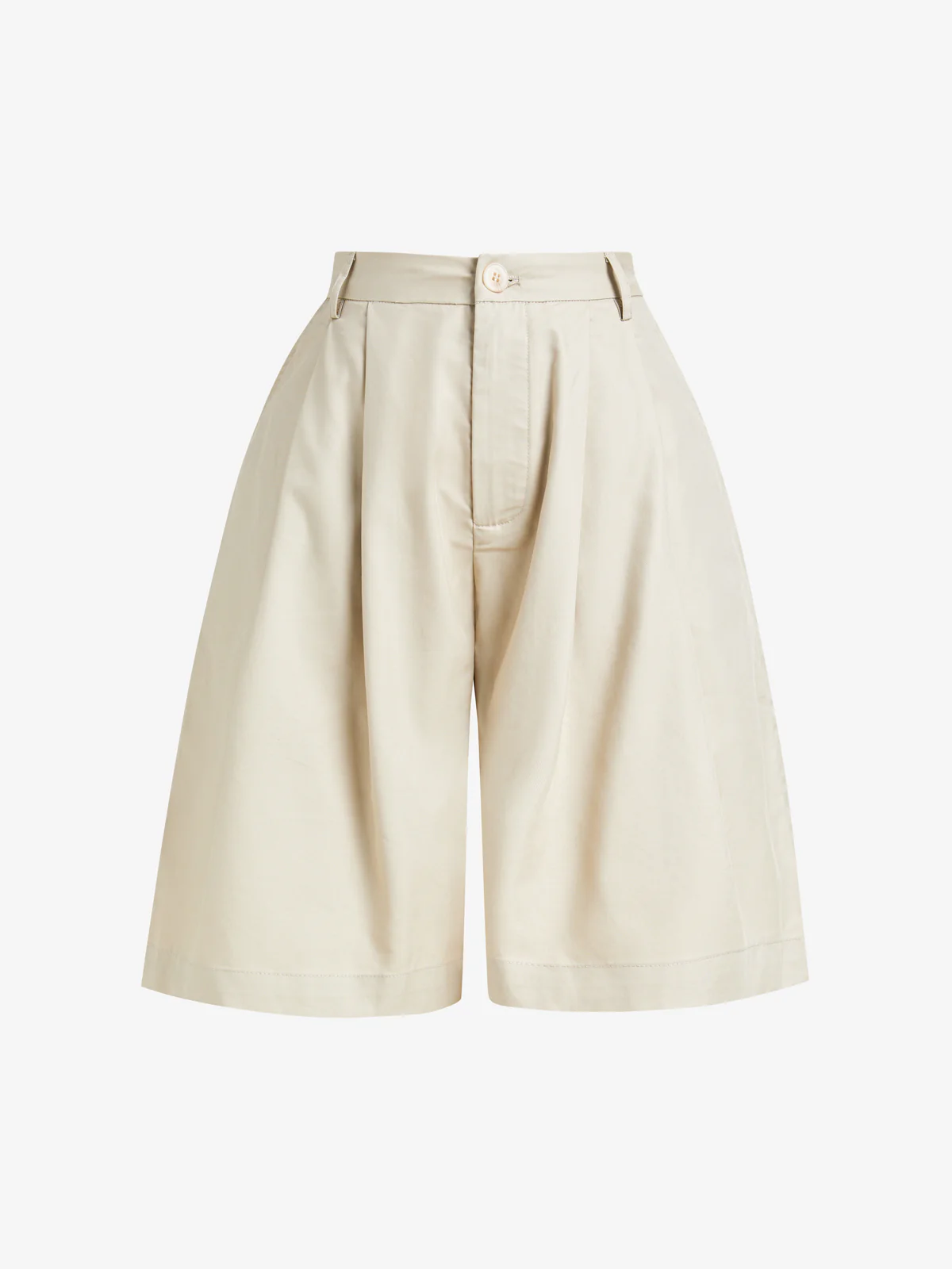 Retro High Waist Pleated Loose Wide Leg Pants