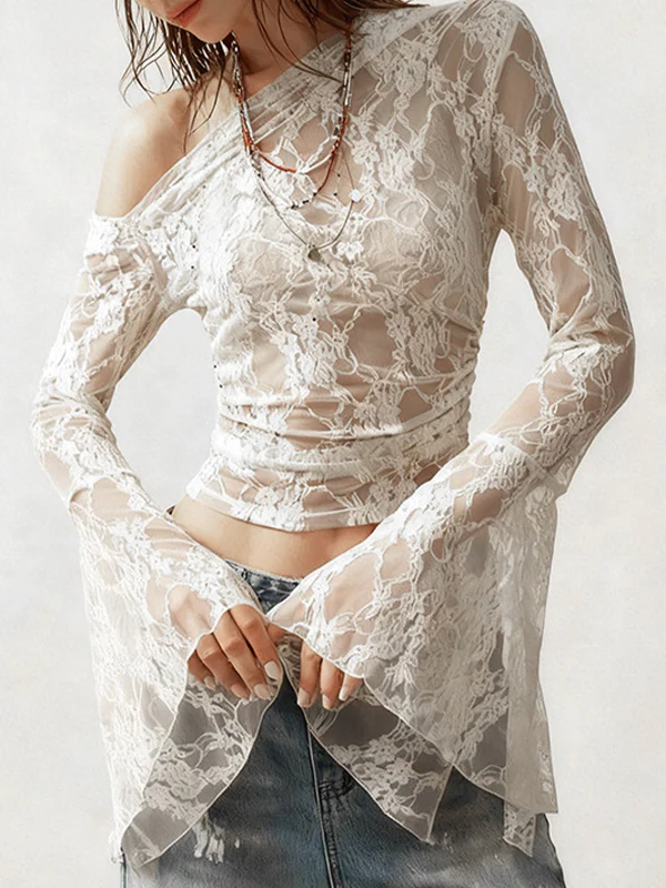 Lace Jacquard Long Sleeve - Image 2