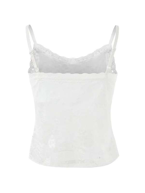 Lace See Through Cami Top - Image 15