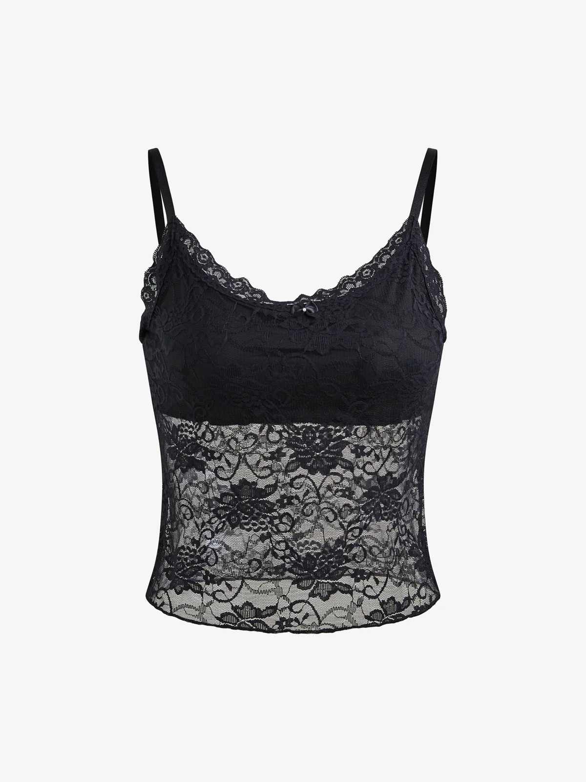 Lace See Through Cami Top - Image 5