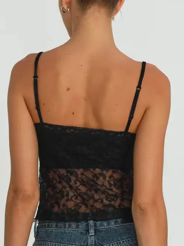 Lace See Through Cami Top - Image 8