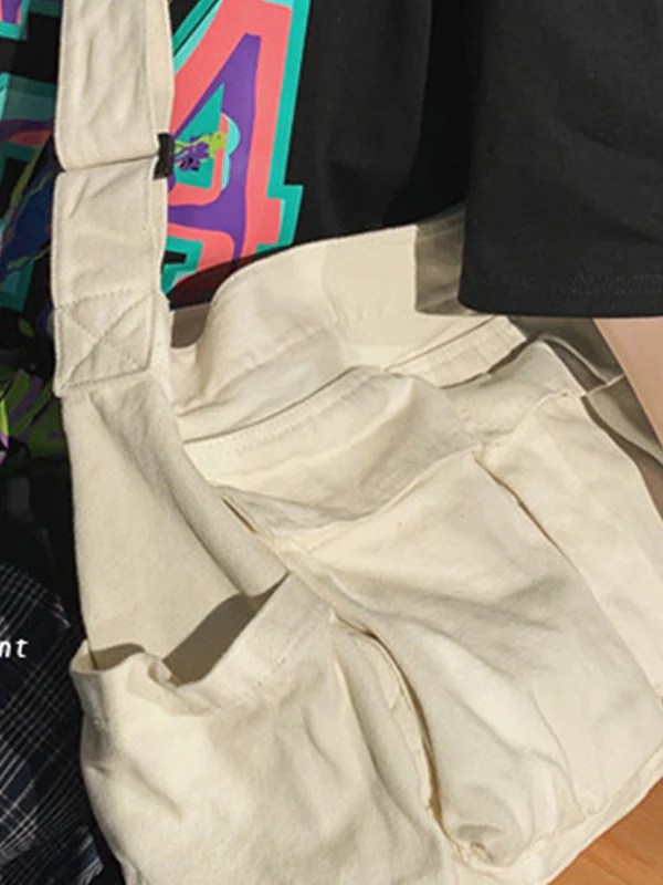 Large Canvas Satchel Bag - Image 17