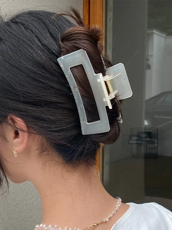 Large Rectangle Hair Claw Clip - Image 10