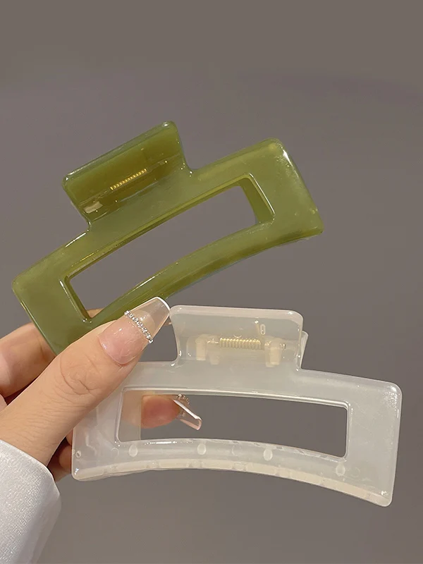 Large Rectangle Hair Claw Clip - Image 4