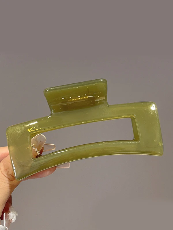 Large Rectangle Hair Claw Clip - Image 5