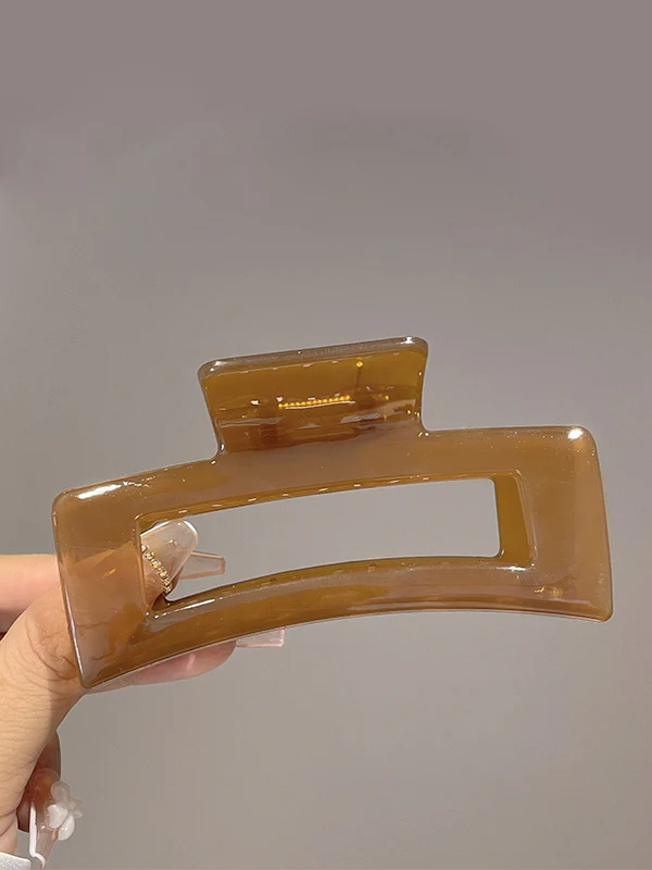 Large Rectangle Hair Claw Clip - Image 7