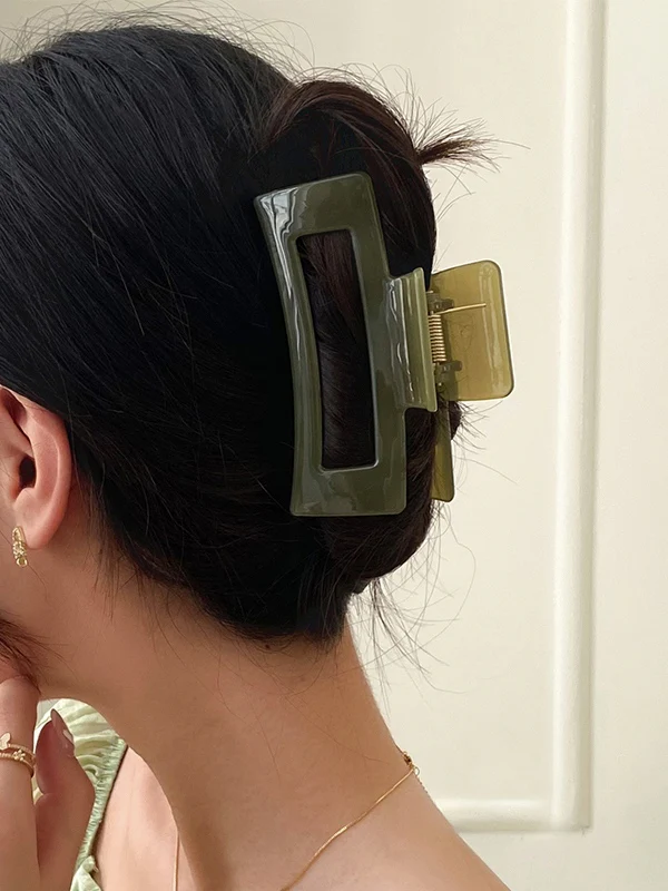 Large Rectangle Hair Claw Clip - Image 8