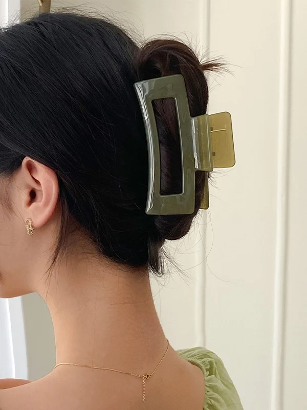 Large Rectangle Hair Claw Clip - Image 9