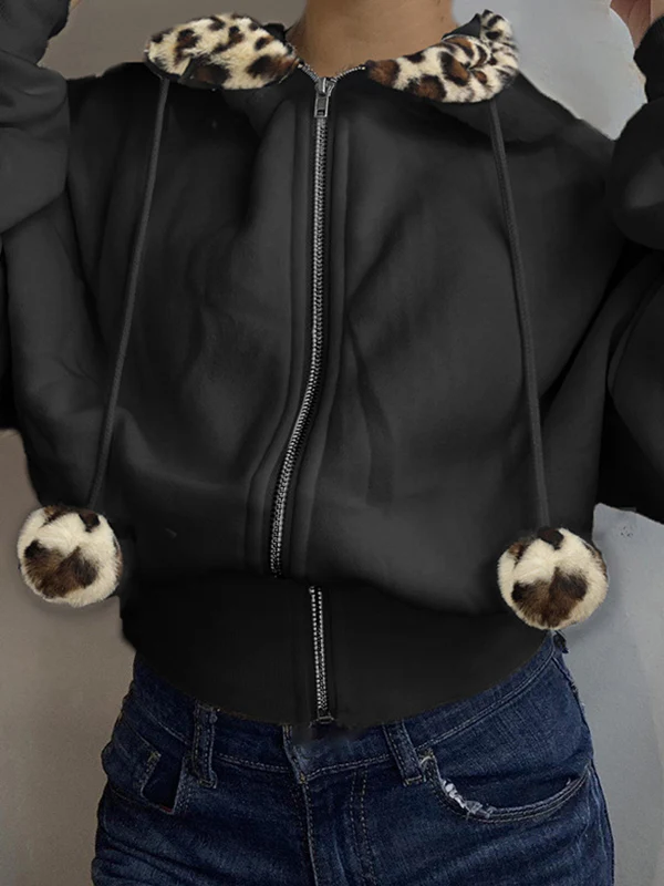 Leopard-Print Fringe Jacket - Image 3