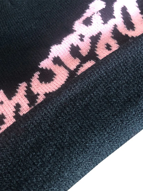 Letter Print Beanie Hat - Image 3
