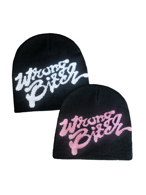 Letter Print Beanie Hat - Image 6
