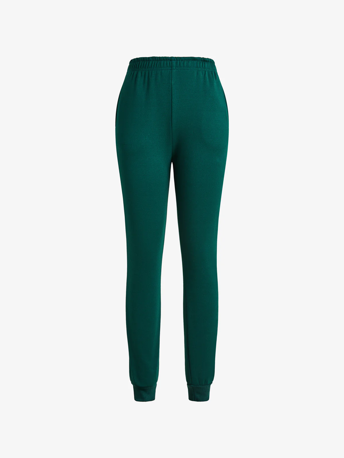 Letter Print Bound Feet Sweatpants - Image 3