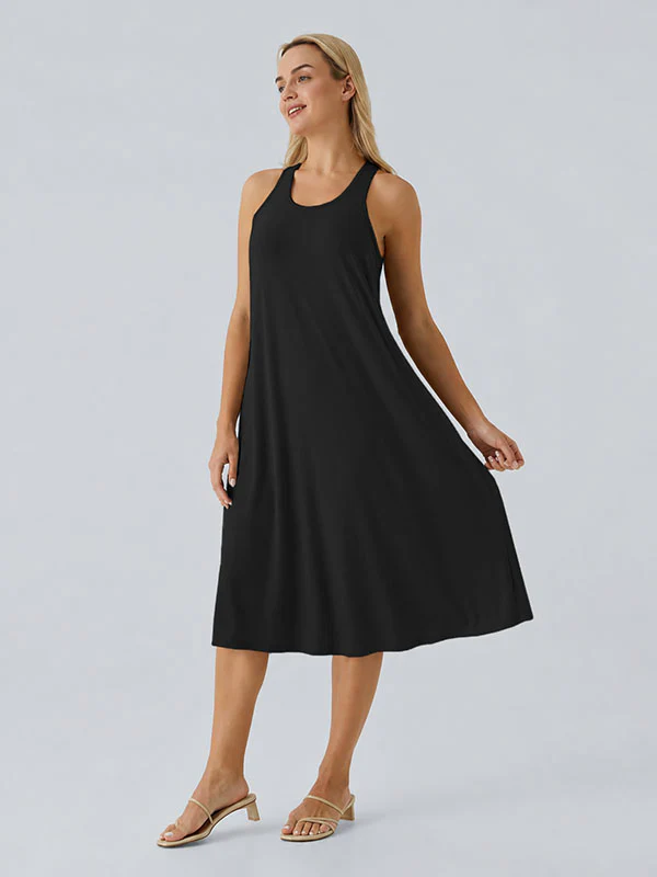 Loose Camisole Dress with Built-in Bra - Image 7