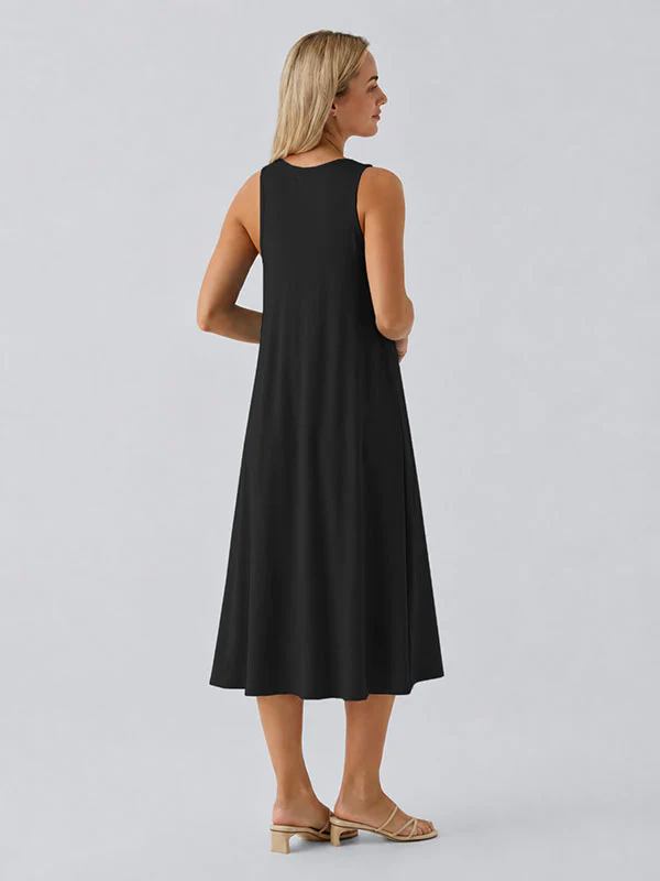 Loose Camisole Dress with Built-in Bra - Image 8