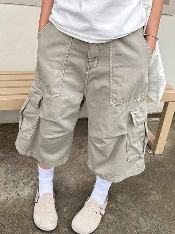 Low Rise Cargo Shorts - Image 2
