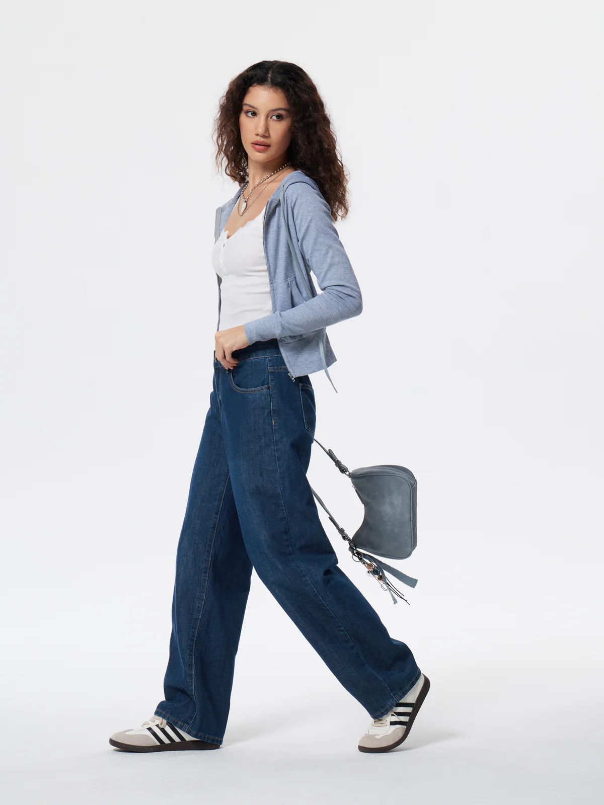 Low Rise Heavy Wash Jeans - Image 6