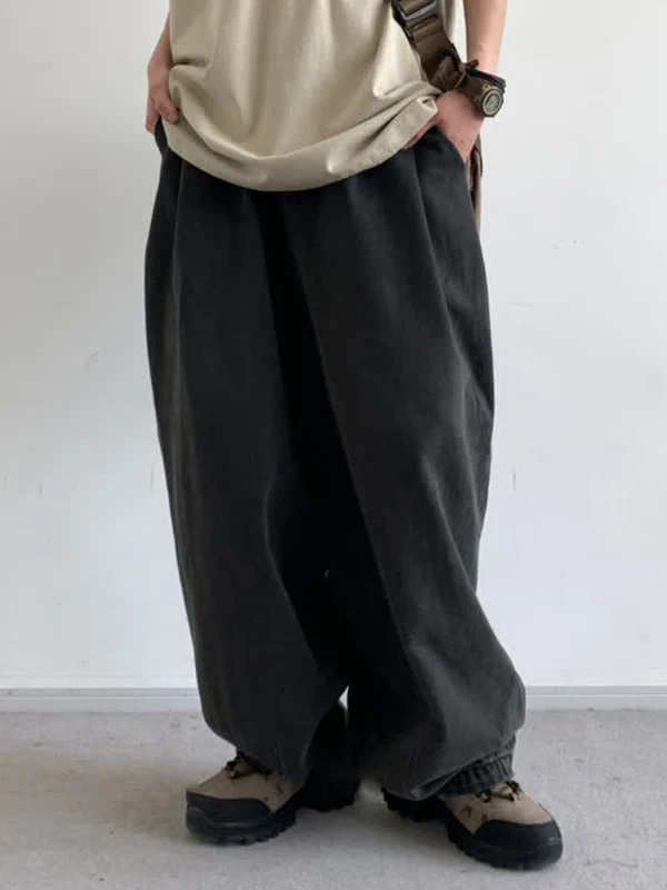 Men' Wash Distressed Loose Jeans - Image 4