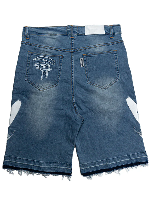 Men's Alphabet Geometric Print Shorts - Image 3