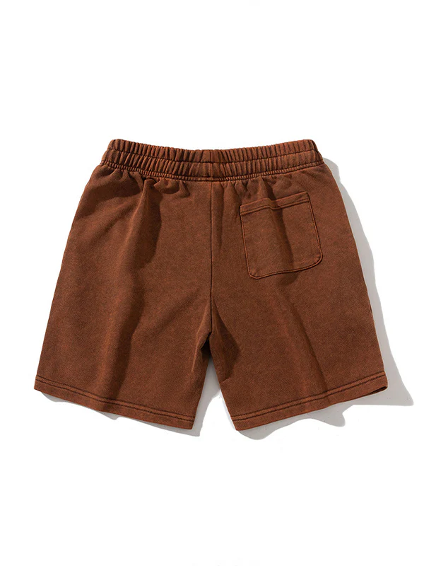 Men's Cross Embroidery Casual Shorts - Image 3