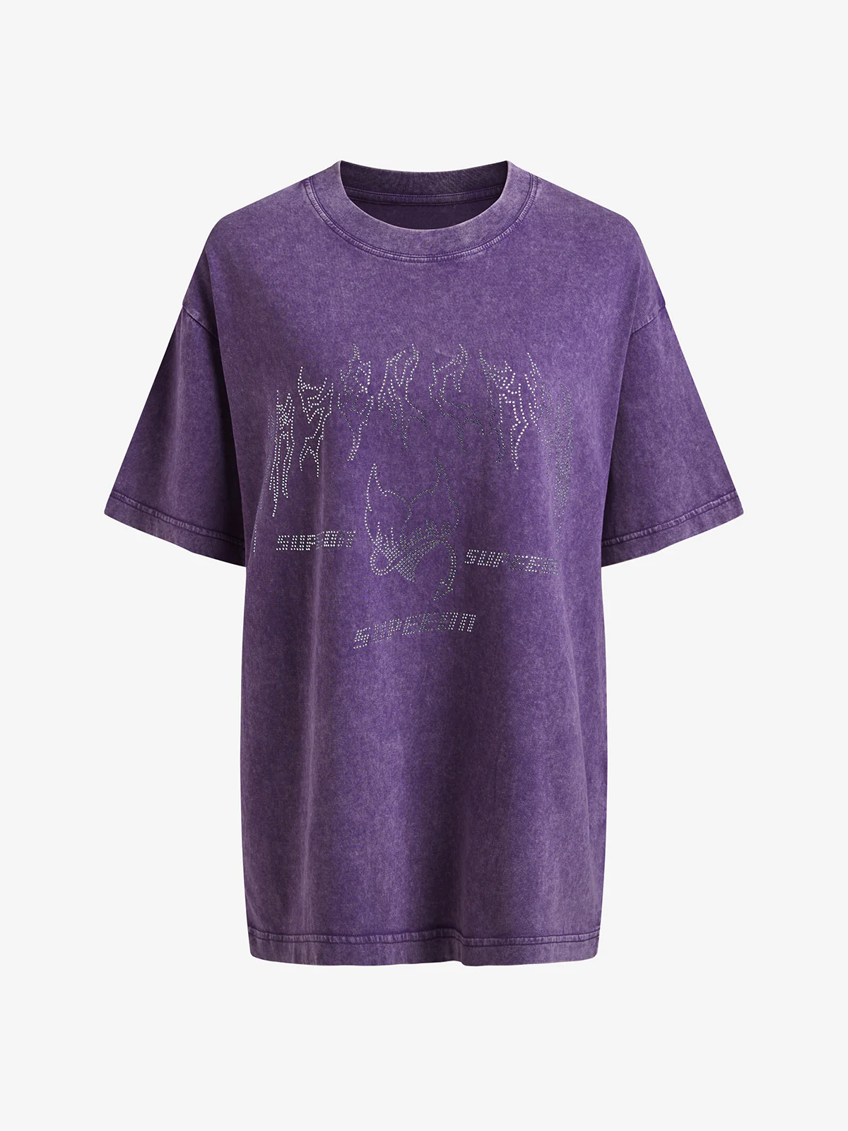 Men's Letter Graphic Oversized Short Sleeve Tee - Image 9