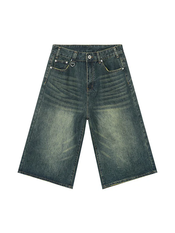 Men'S Loose Wide Leg Flared Cropped Pants Shorts - Image 9