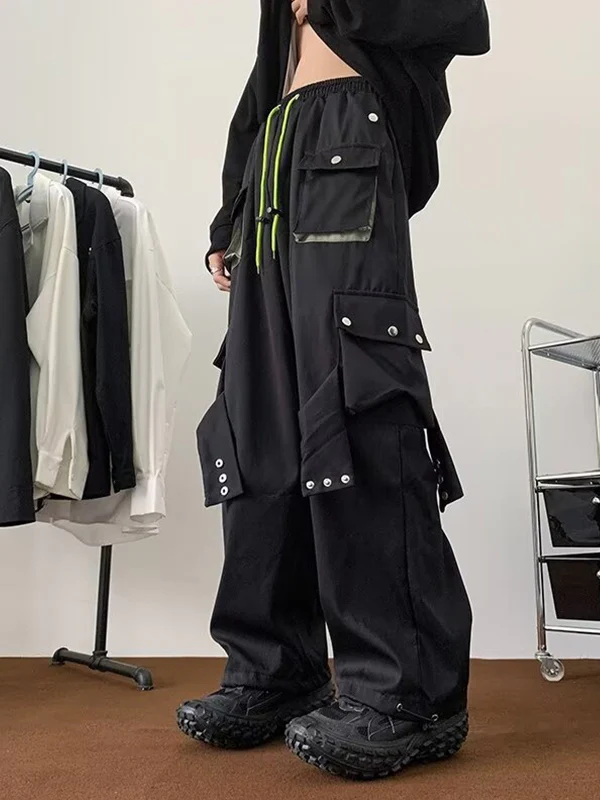 Men's Plain Casual Loose Cargo Pants - Image 6