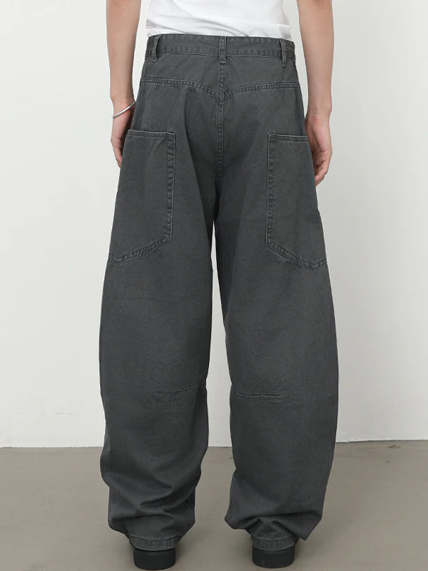 Men's Pocket Street Loose Jeans - Image 12