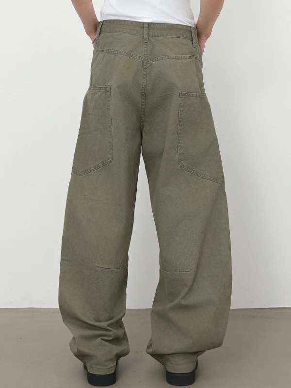 Men's Pocket Street Loose Jeans - Image 3