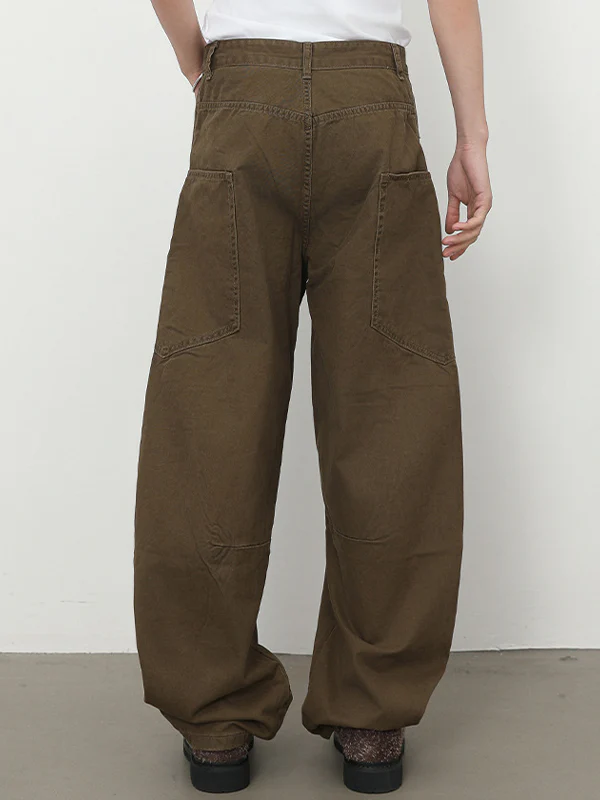 Men's Pocket Street Loose Jeans - Image 8