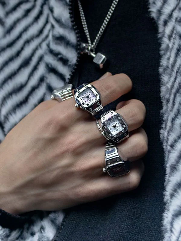 Men's Punk Ring Watch - Image 4