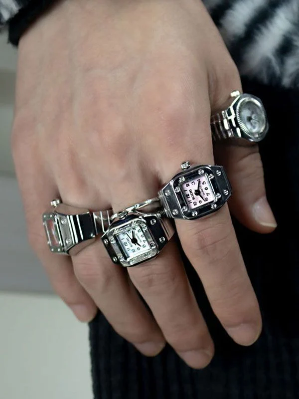 Men's Punk Ring Watch - Image 8