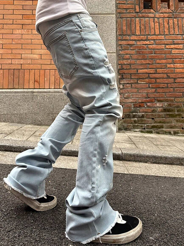 Men's Ripped Loose Jeans - Image 5