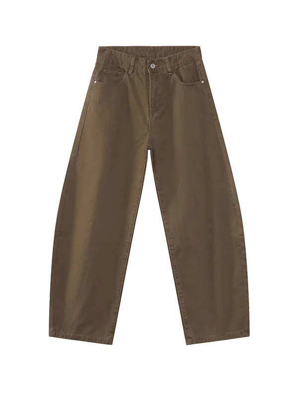 Men's Solid Colour Loose Jeans - Image 13