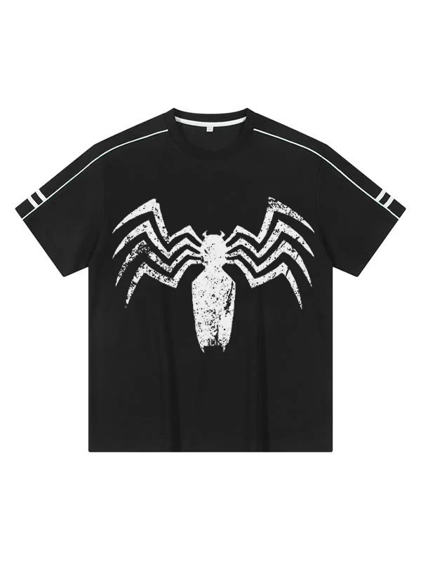 Men's Spider Print Short Sleeve Tee - Image 3