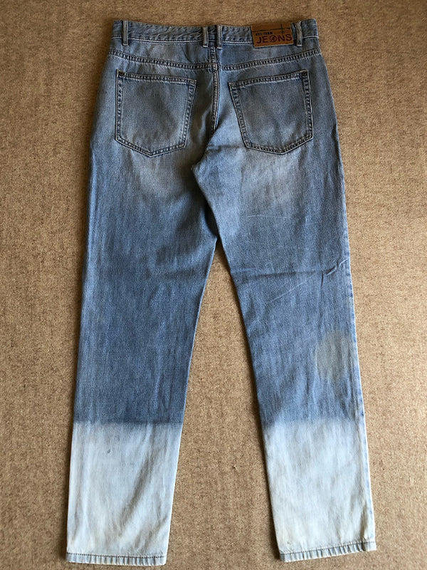 Men's Star Print Loose Jeans - Image 2