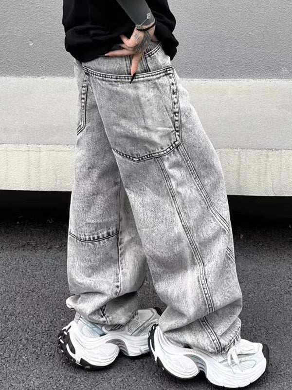 Men's Street Loose Jeans - Image 4