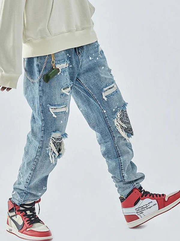 Men's Street Loose Jeans - Image 3
