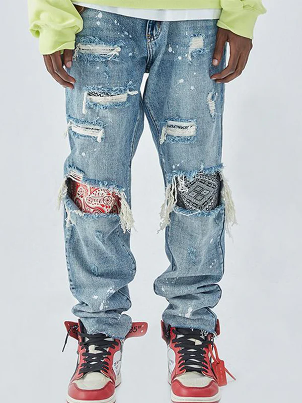 Men's Street Loose Jeans - Image 4