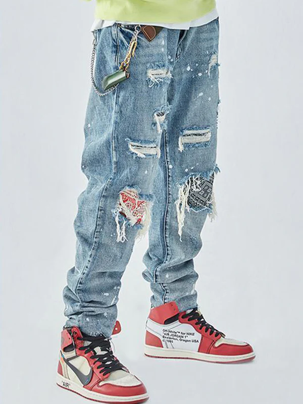 Men's Street Loose Jeans - Image 5
