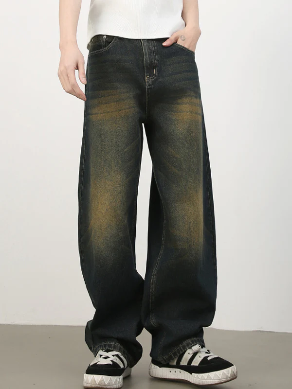 Men's Street Loose Jeans - Image 11
