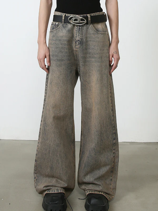 Men's Vintage Loose Jeans