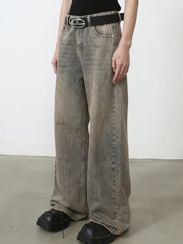 Men's Vintage Loose Jeans - Image 2