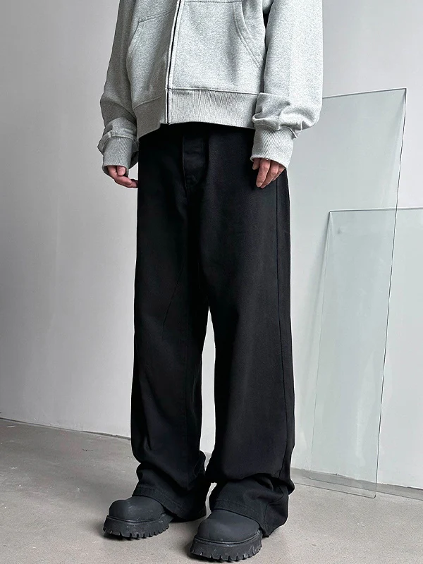 Men's Vintage Straight Leg Loose Jeans - Image 3