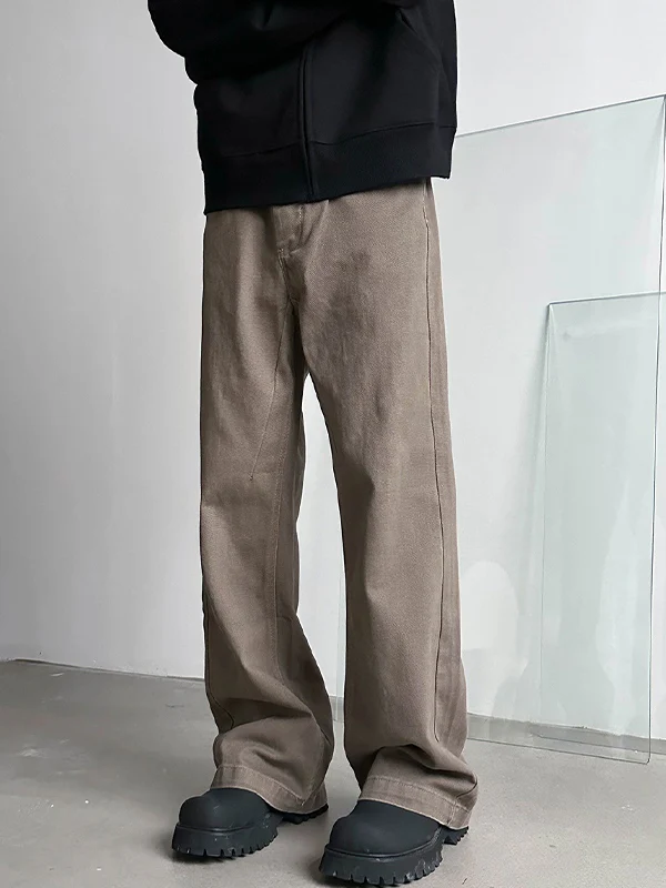 Men's Vintage Straight Leg Loose Jeans - Image 5