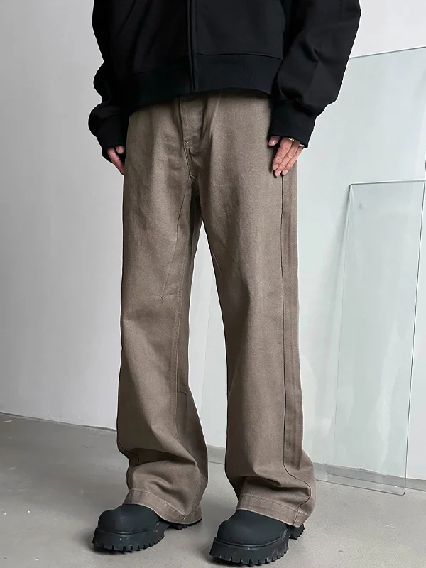 Men's Vintage Straight Leg Loose Jeans - Image 6