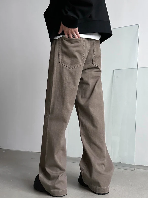 Men's Vintage Straight Leg Loose Jeans - Image 8