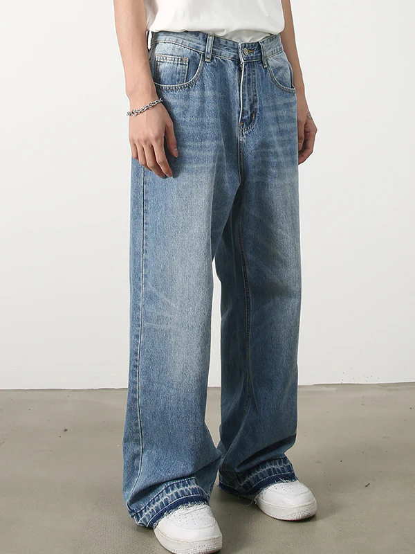 Men's Vintage Street Loose Jeans - Image 2
