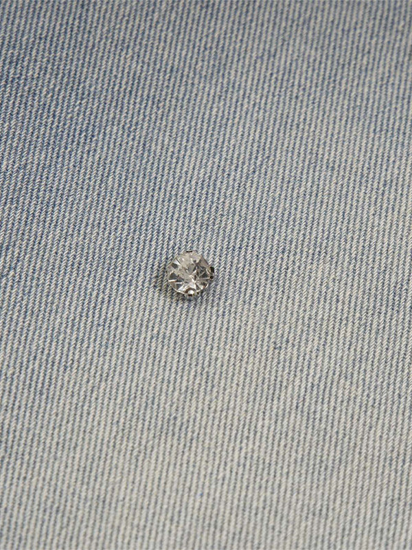 Men'S Washed Distressed Rhinestones Ripped Denim Shorts - Image 5