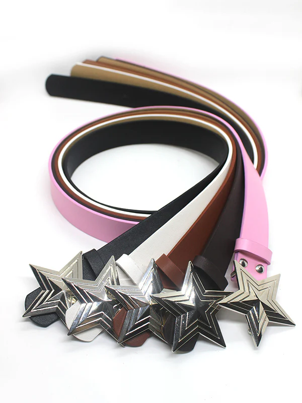 Metal Star Decor Buckle Belt - Image 7